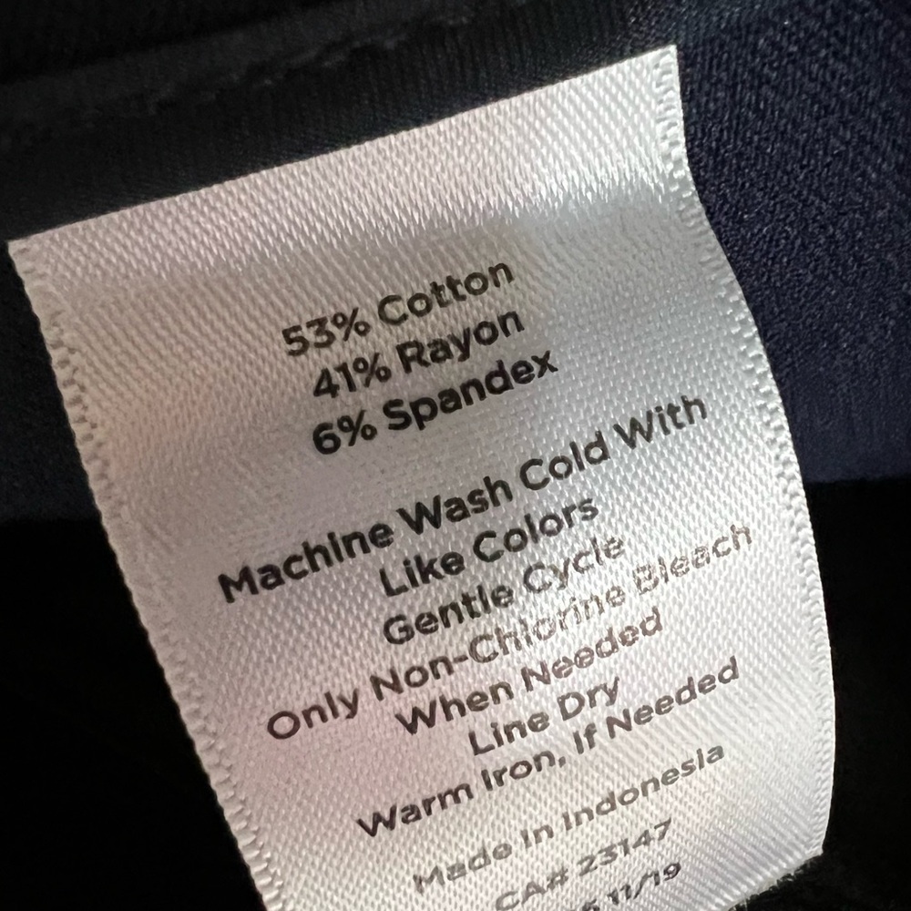 NWT Talbots Chatham Crop Pants Navy 14 - Picture 13 of 13
